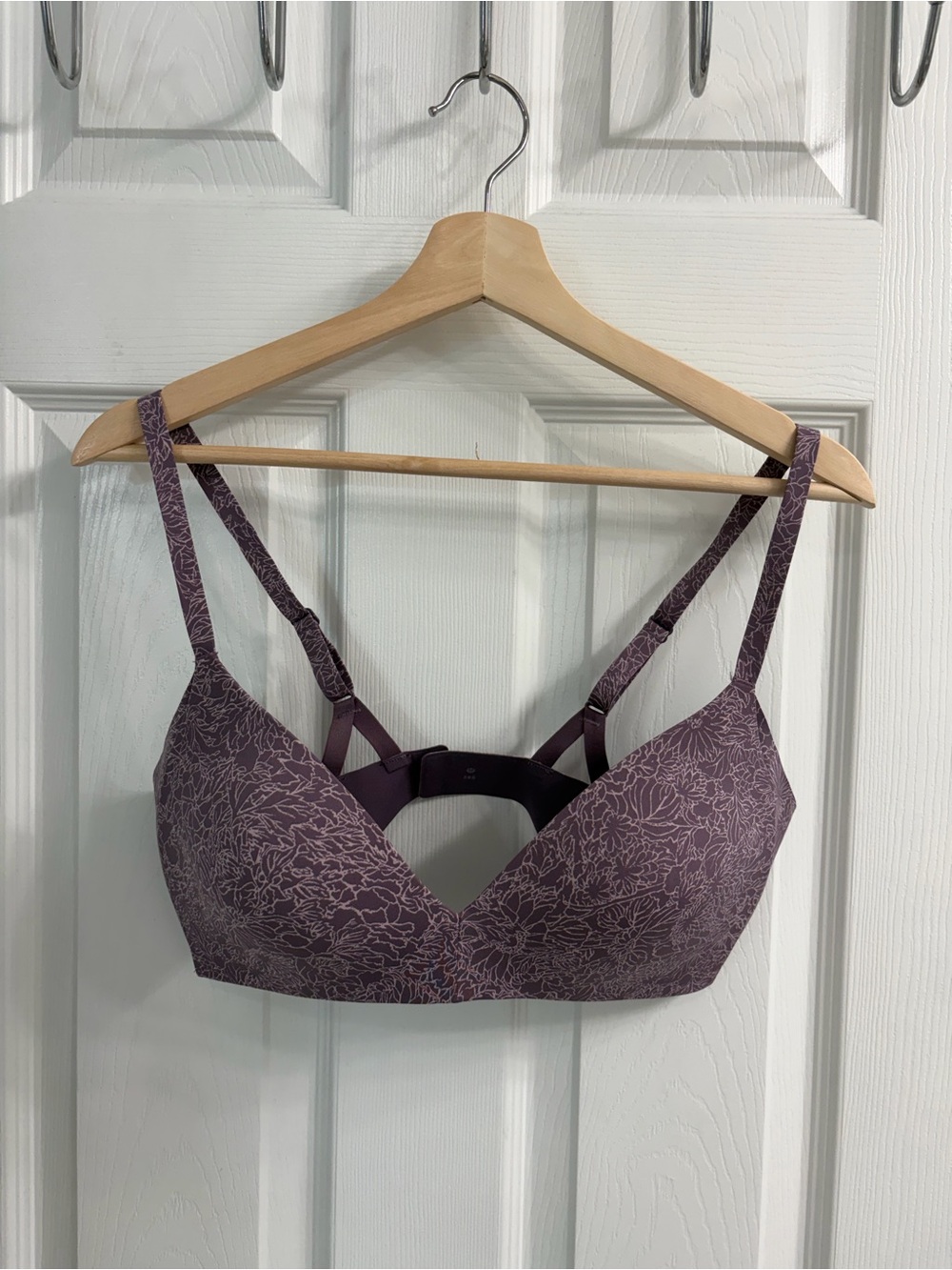 lululemon athletica Plum Floral Wireless Bralette